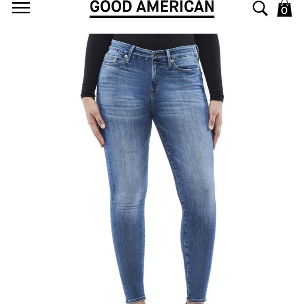 Good American Good Legs Distressed Skinny Jeans